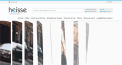 Desktop Screenshot of heisse.com